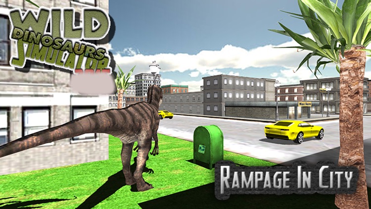 Angry Dinosaur Simulator 2017. Raptor Dinosaur Sim screenshot-3