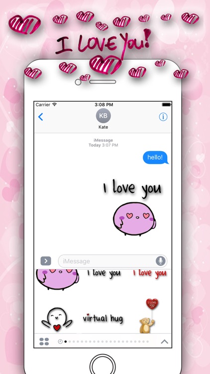 Top LOVE Stickers Emoji