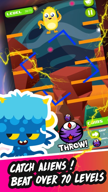 Stupid Alien Catcher - Fun Brain Puzzle To Pass Through Traps