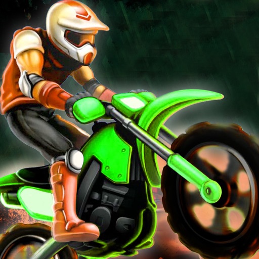 Motocross Stunts : Moto x bike Spooky Racing Games Icon