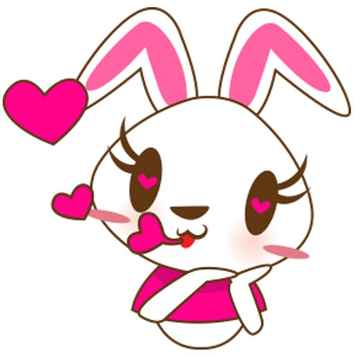 PuPu, the cheerful and sweet bunny icon