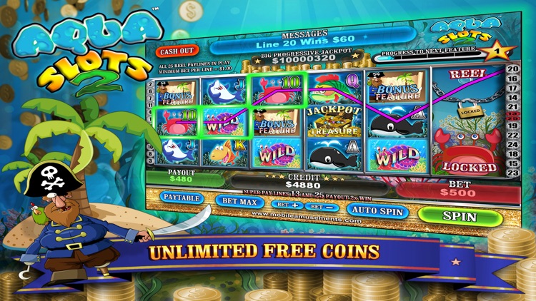 Aqua Slots 2 Treasure Island