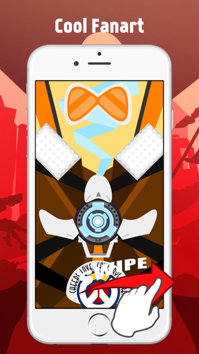 ヒーローのゲームのhd壁紙のためのオーバーウォッチ Iphoneアプリ