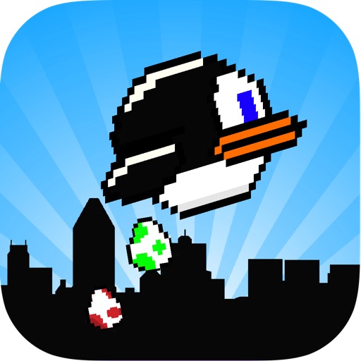Penguin Popper Bird - Flying Wings and Splashy Eggs icon