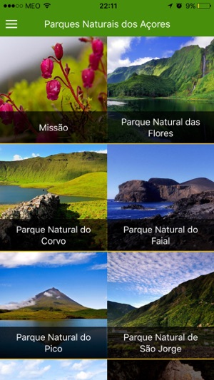 Parques Naturais dos Açores