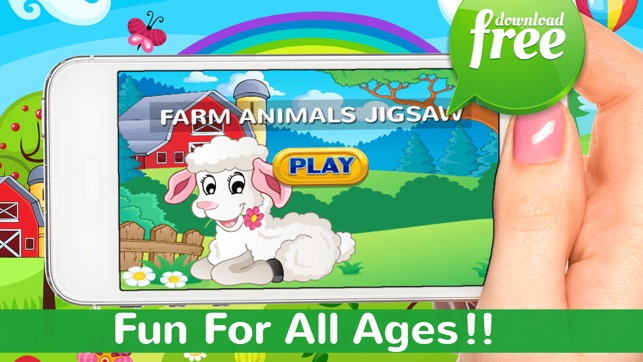 Farm Animals Jigsaw Puzzles Games HD Free For Kids(圖5)-速報App