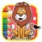 Lion Queen Coloring Page Game For Animal Version