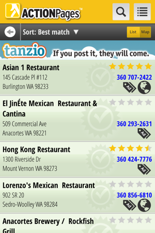 Action Pages - náhled