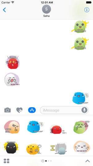 Colorful Furball Stickers for iMessage(圖3)-速報App