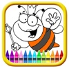 Paint Game Lady Bee Coloring Book Game Version