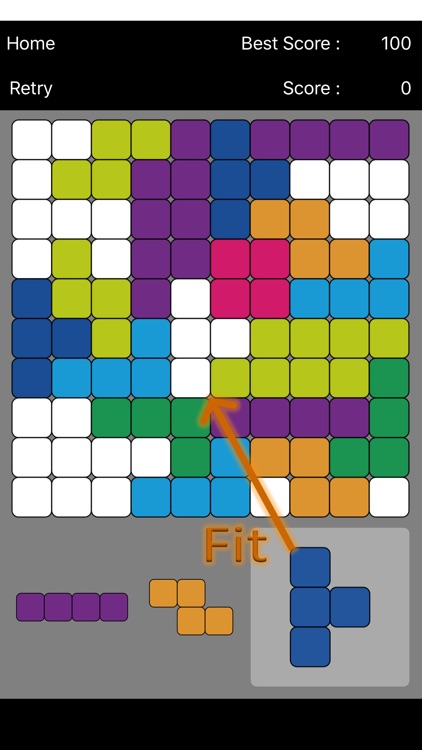 PuzzleErase -Rotate, Fit and Erase-