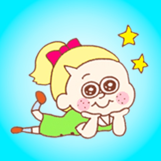Playful Little Girl  - Stickers icon