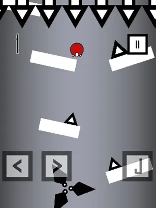 Snímek obrazovky 2 Gravity Guy Hd Falling Balls Tetris of Alphabetty Saga Abajo iphone