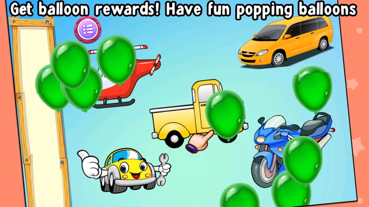 Amazing Vehicles Puzzles - First Words Vehicles screenshot-4