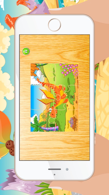 Cartoon Dragon Jigsaw Puzzles for Kids - Kindergarten Learning Games Free