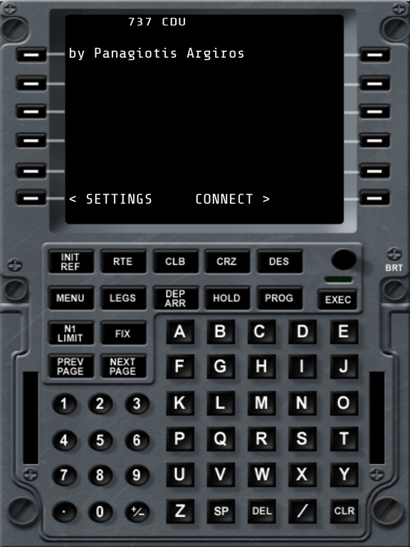 737 CDU - Control Display Unit для iPad