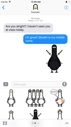 Duckster Stickers for iMessage(圖1)-速報App
