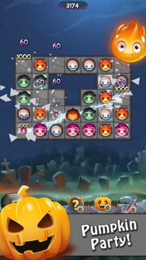 Halloween Monsters: Match 3 Puzzle Game(圖2)-速報App