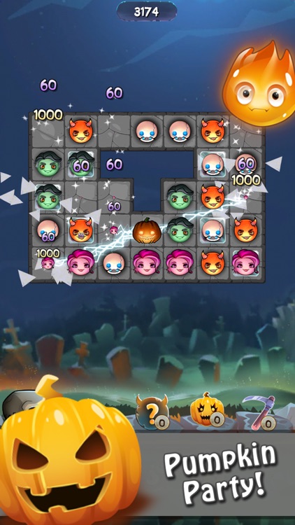 Halloween Monsters: Match 3 Puzzle Game