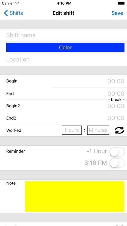 FlexR (Shift planner)