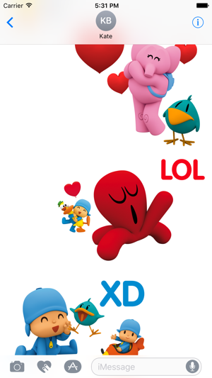 Pocoyo Stickers for Messages(圖2)-速報App