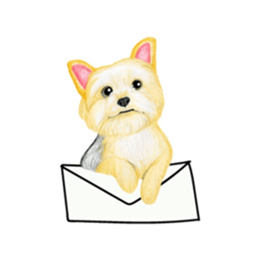 Cute Terrier Dog Sticker