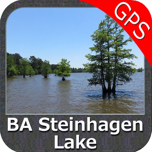 B A Steinhagen Texas GPS fishing map offline icon