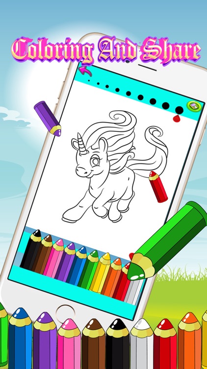 Coloring Books Games - Pony For Preschool Toddler