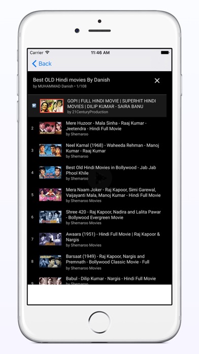 How to cancel & delete Old Hindi Movies from iphone & ipad 2