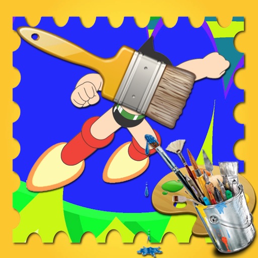 Paint Games Astro Boy Version iOS App