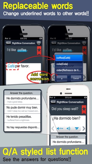 RightNow Spanish Conversation(圖4)-速報App