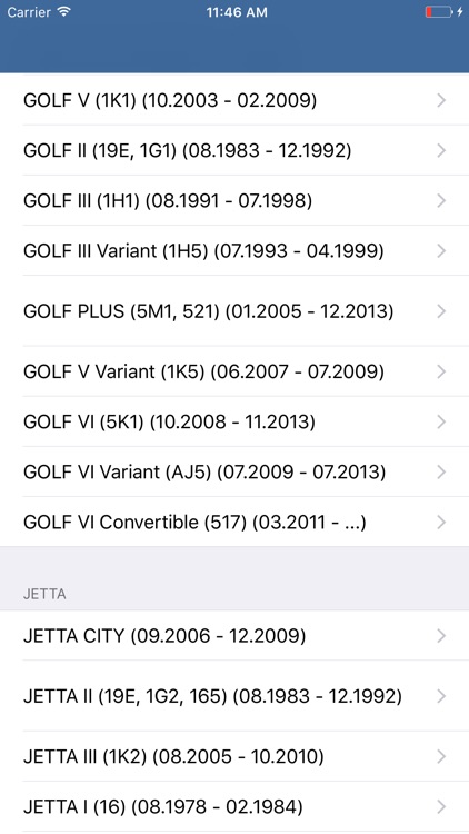 Volkswagen Parts - ETK, OEM, Articles spare parts