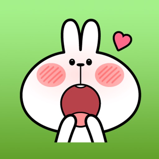 Spoiled Rabbit Facial Expression Stickers