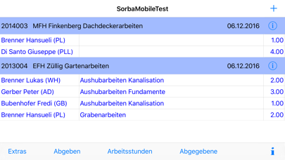 How to cancel & delete SORBA Arbeitszeit from iphone & ipad 1