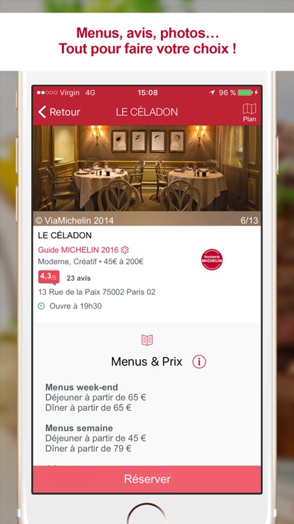MICHELIN Restaurants - Recherche et Réservation screenshot-4