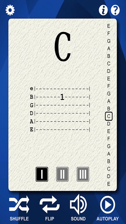 Guitar Notes Flash Cards