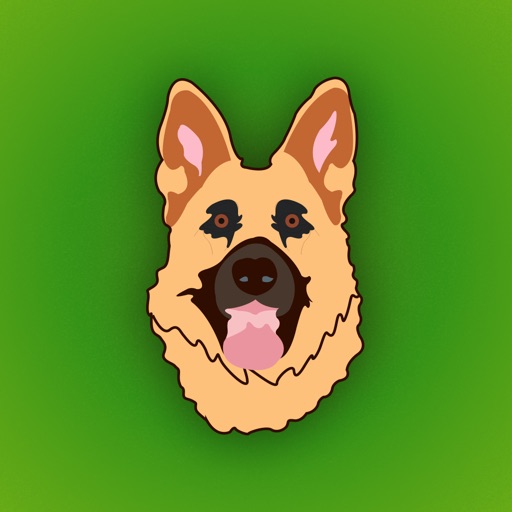 German Shepherd Emoji Icon