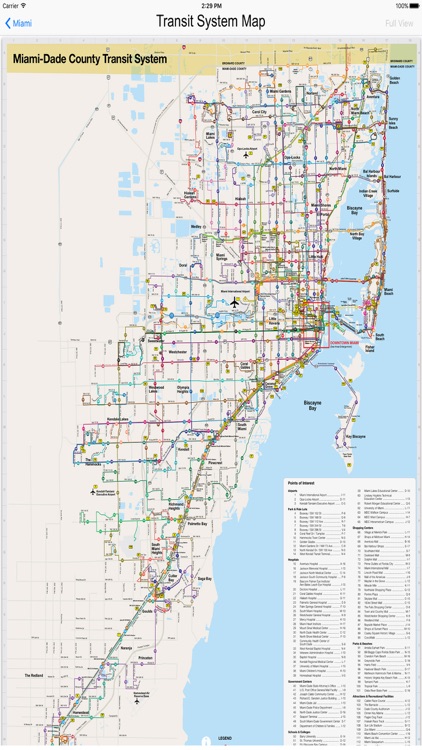 Miami Metro Rail Maps