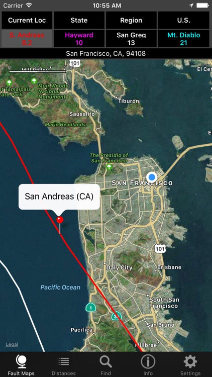 U.S. Earthquake Faults screenshot-4
