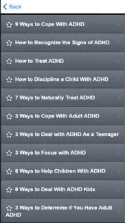 adhd treatment - learn more about adhd iphone screenshot 2