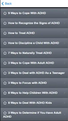 Game screenshot ADHD Treatment - Learn More About ADHD apk