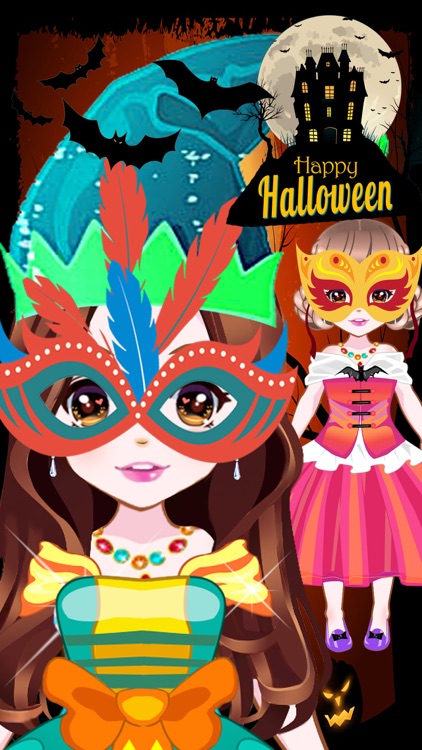 Halloween Princess Dress-sweet kids dress up game