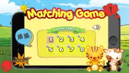 Game screenshot Animals matching game for kids preschool doodle hack