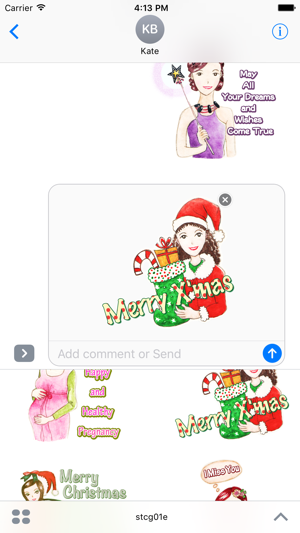 Come On Girls Chinese Ink Style Stickers(English)(圖1)-速報App