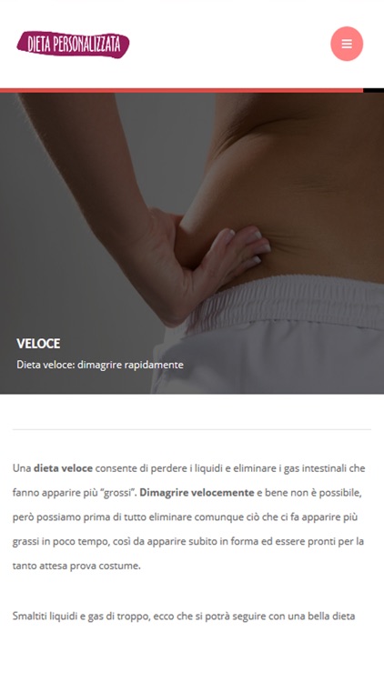 Dieta Personalizzata Gratis screenshot-3