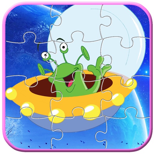 Peppa Alien And Friend Jigsaw Puzzle Game For Kids iOS App