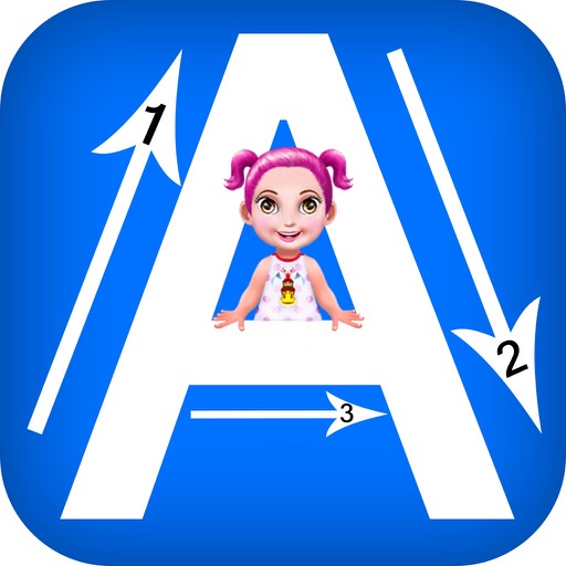 Tracing Letters and numbers for kids icon