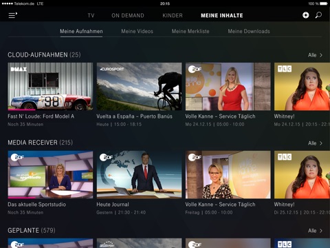 EntertainTV mobil für iPad screenshot 3