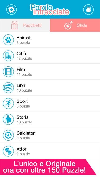 Parole Intrecciate - CruciPuzzle Italiano GRATIS