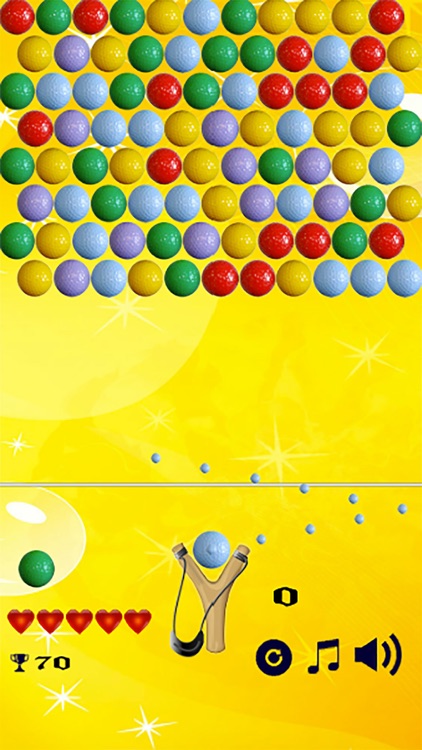 Bubble Shooter Golf Balls